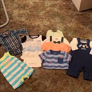 Baby Boy Mixed Sizes Clothing Bundle-All Included